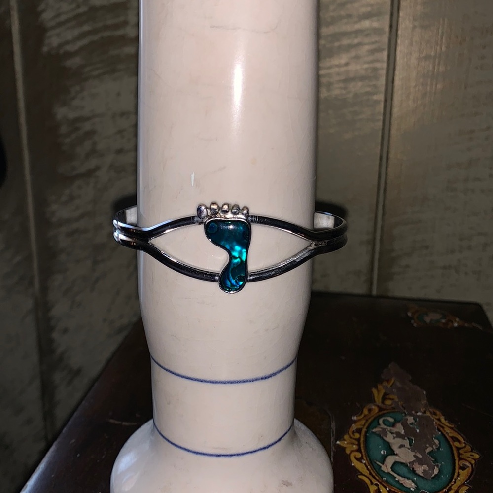 Pretty Blue foot bracelet